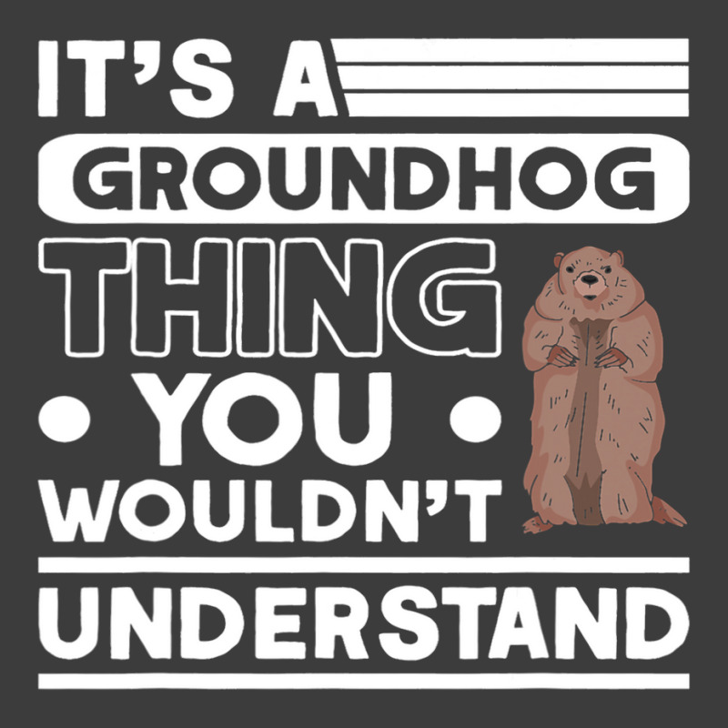 Its A Groundhog Thing Woodchuck Marmot Groundhog Men's Polo Shirt by XAVIERESPREE | Artistshot