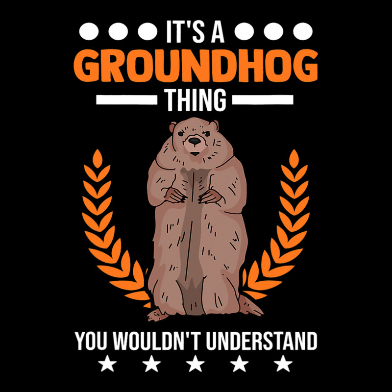 Its A Groundhog Thing You Wouldnt Understand Marmo Cropped Hoodie by XAVIERESPREE | Artistshot