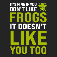 Its Fine If You Dont Like Frogs Frogs 3/4 Sleeve Shirt | Artistshot