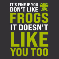 Its Fine If You Dont Like Frogs Frogs Vintage Hoodie | Artistshot