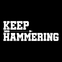 Keep Hammering Archery Motivational Archery Bow Hu Adjustable Cap | Artistshot