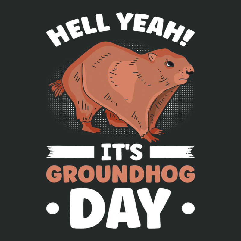 Its Groundhog Day Marmot Woodchuck Women's Triblend Scoop T-shirt by XAVIERESPREE | Artistshot