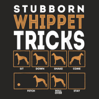 Stubborn Whippet Dog Tricks Graphic T Shirt Ladies Fitted T-shirt | Artistshot