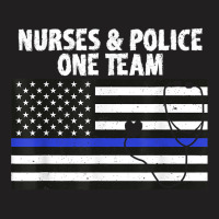 Thin Blue Line Nurse Shirt Police Cop Nurses Hero T-shirt | Artistshot