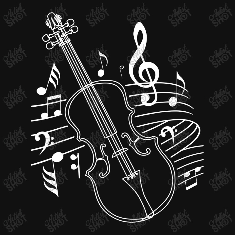 Violin Musical Note   Violin Player Violinist Musi Graphic T-shirt by skw art | Artistshot