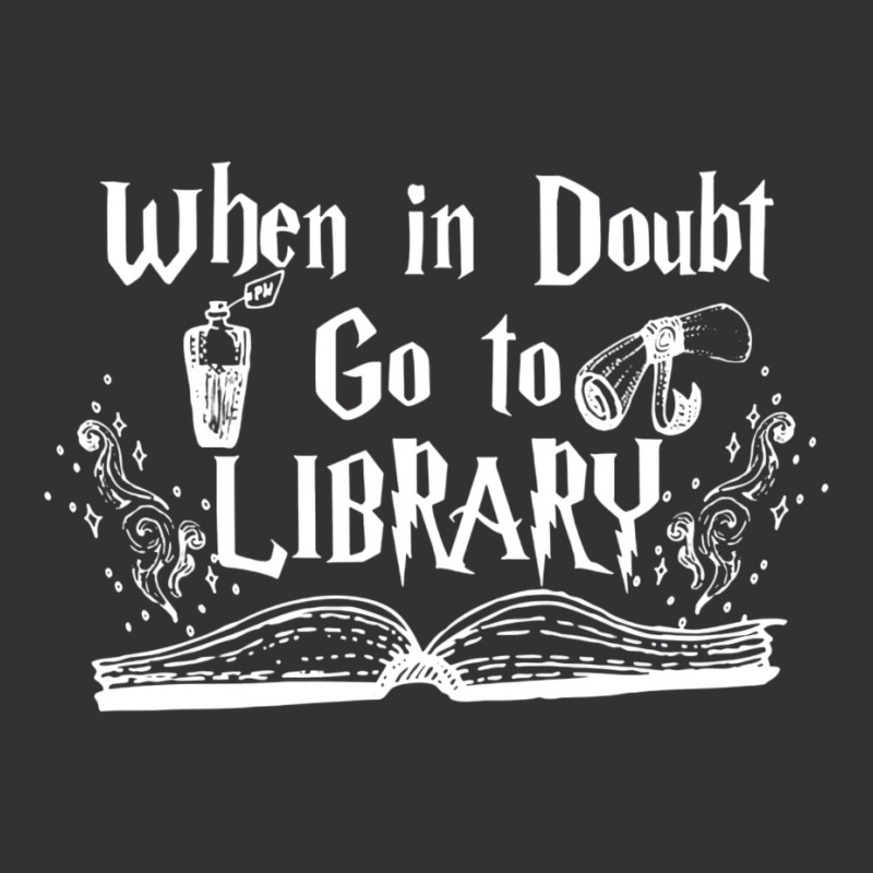 When In Doubt Go To The Library 5 Vintage Hoodie by zdinianahilv | Artistshot