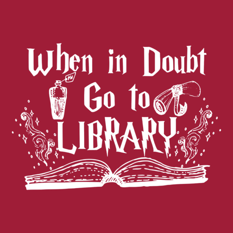 When In Doubt Go To The Library 5 Ladies Polo Shirt by zdinianahilv | Artistshot