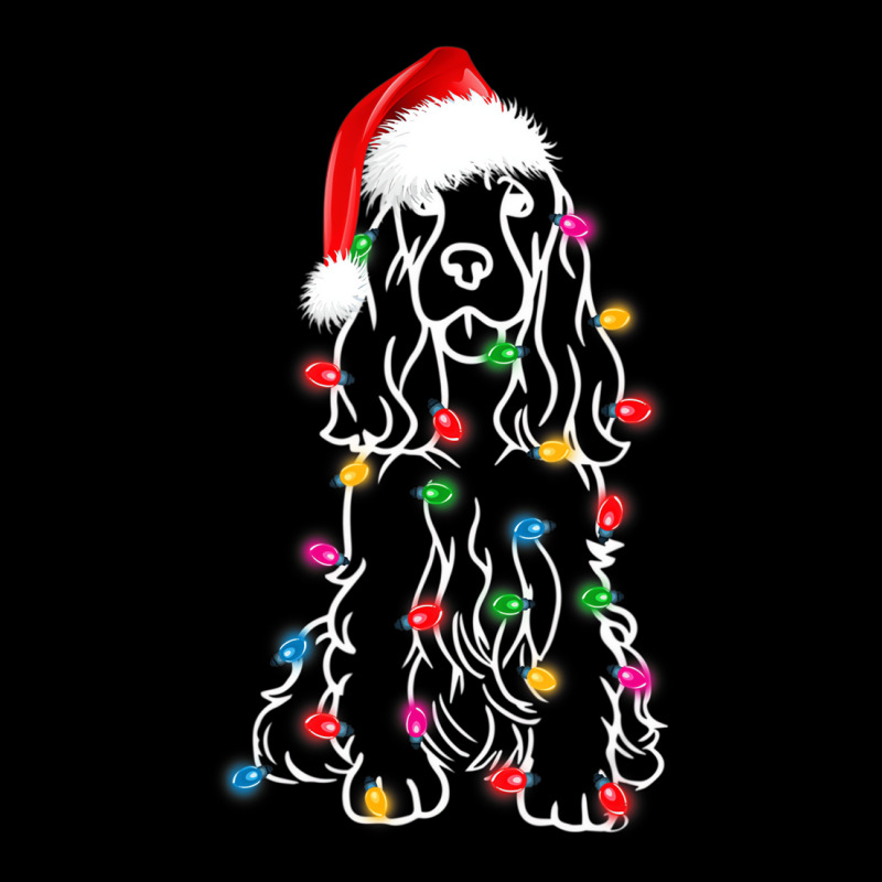 English Springer Spaniel Dog Tree Christmas Lights Adjustable Cap by aiiluurosy | Artistshot