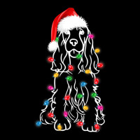 English Springer Spaniel Dog Tree Christmas Lights Kids Cap | Artistshot