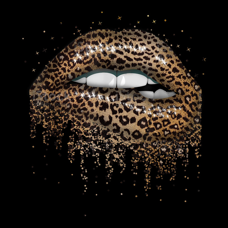 Womens Cool Lips Bite Kiss Me Leopard Print Cheeta Youth Sweatshirt by DanielPatrickGrasseschi | Artistshot