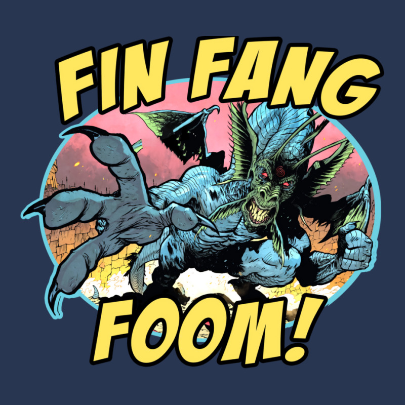 Fin Fang Foom (for Light Shirts) Men Denim Jacket by elmirnaswaa | Artistshot