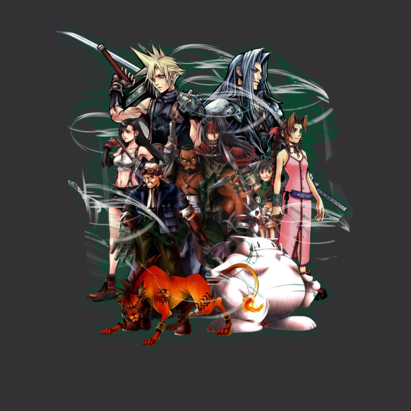 Final Fantasy Vii   Collage Vintage Hoodie And Short Set by elmirnaswaa | Artistshot