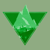 Green Aesthetic Mountain Graphic T-shirt | Artistshot