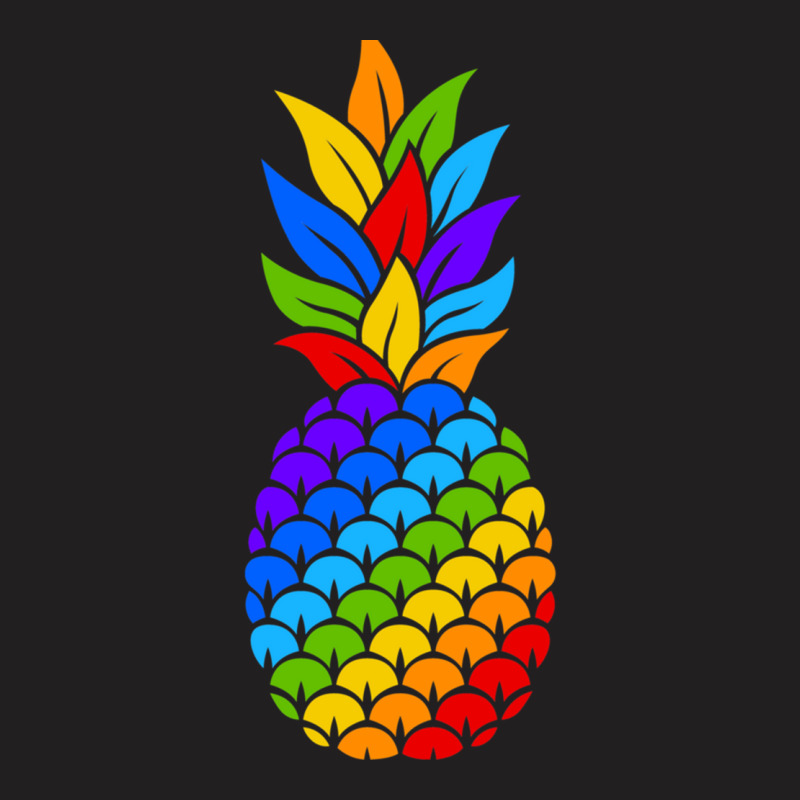 Cute Colorful Pineapple Cartoon Fruit T-shirt | Artistshot