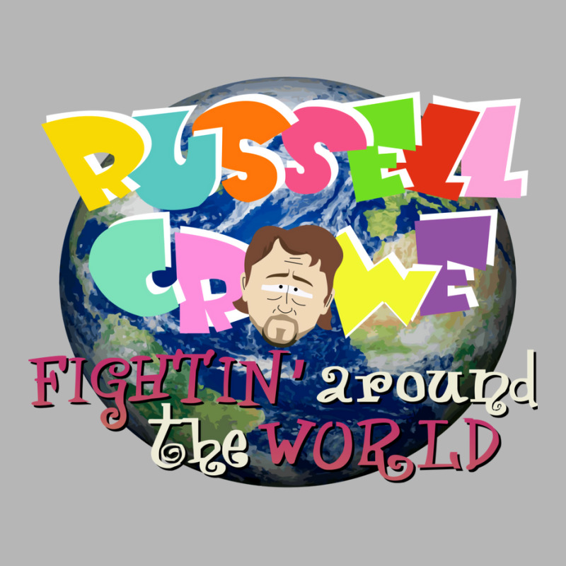 Russel Crowe Fightin' Around The World (south Park Hoodie & Jogger Set | Artistshot