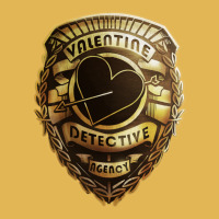 Valentine Detective Agency Gold Vintage Hoodie And Short Set | Artistshot