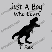 New Just A Boy Who Loves T Rex Silhouette Design Baby Bodysuit | Artistshot