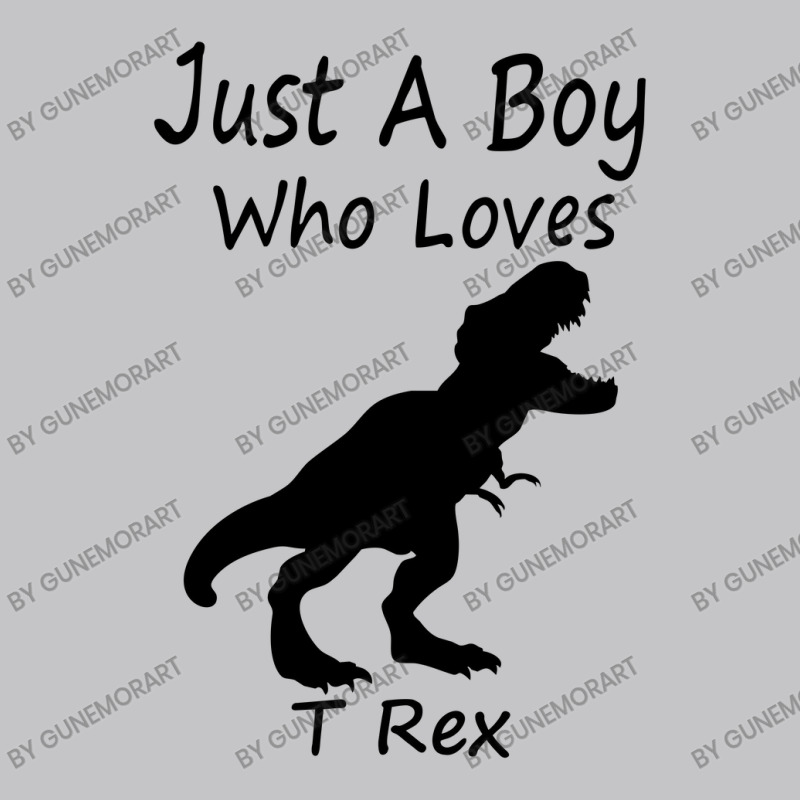 New Just A Boy Who Loves T Rex Silhouette Design Baby Bodysuit | Artistshot