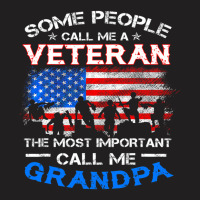 Proud Army Veteran Grandpa Fathers Day Shirt Gifts T-shirt | Artistshot