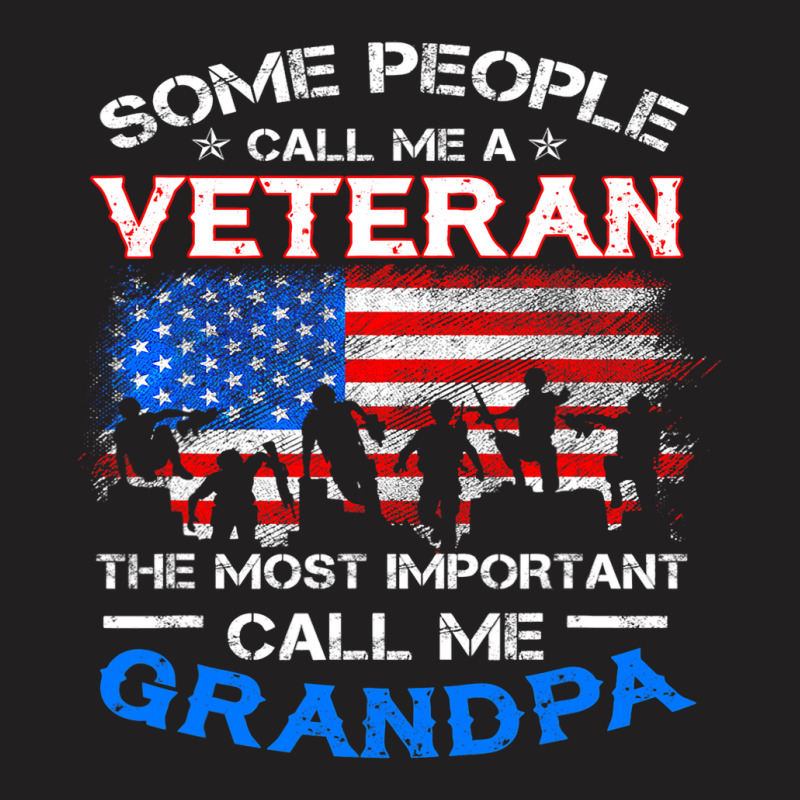 Proud Army Veteran Grandpa Fathers Day Shirt Gifts T-shirt | Artistshot