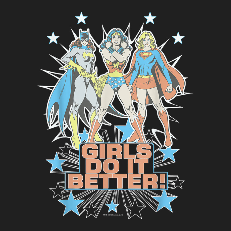 Wonder Woman Supergirl Batgirl Girls Do It Better Drawstring Bags | Artistshot