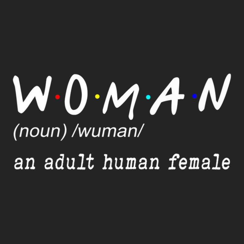 Funny Woman Definition Noun An Adult Human Female 3/4 Sleeve Shirt by dong | Artistshot