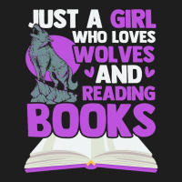 Reading Lovers Wolf Lovers Bookworms Book Lovers Classic T-shirt | Artistshot