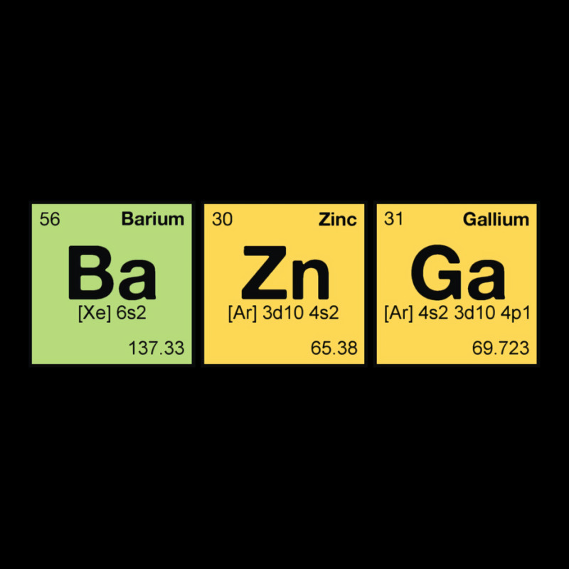 Ba Zn Ga!   Periodic Elements Scramble 1 Long Sleeve Shirts by venooskafilav | Artistshot