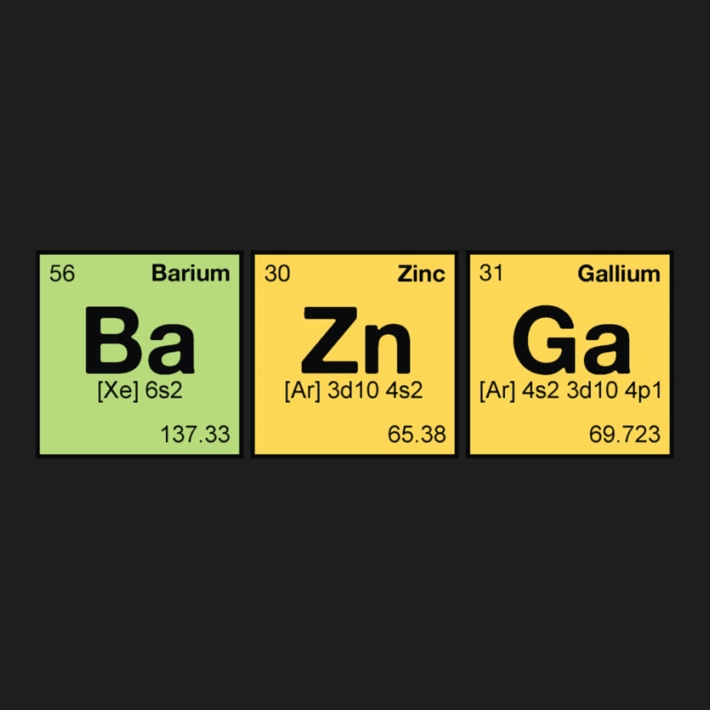 Ba Zn Ga!   Periodic Elements Scramble 1 Classic T-shirt by venooskafilav | Artistshot