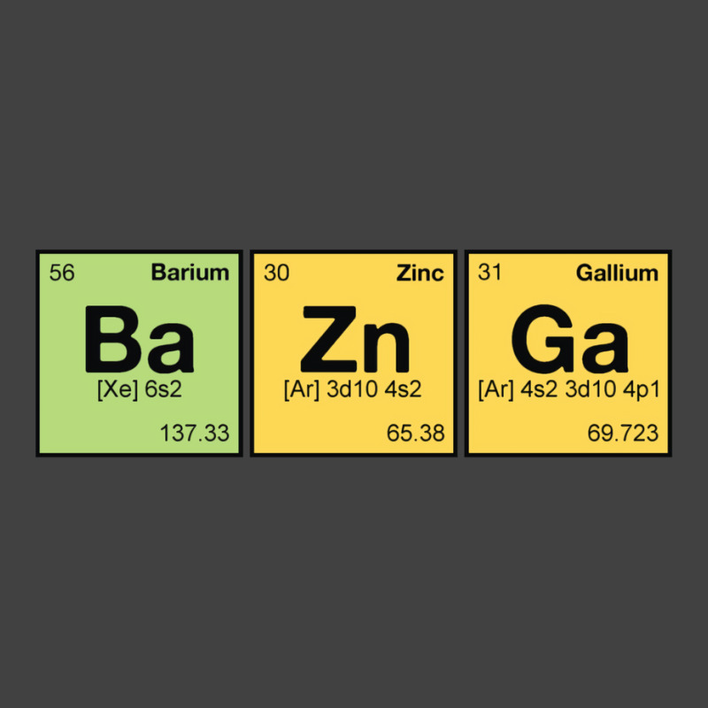 Ba Zn Ga!   Periodic Elements Scramble 1 Vintage T-Shirt by venooskafilav | Artistshot