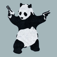 Banksy Panda With Guns Unisex Sherpa-lined Denim Jacket | Artistshot