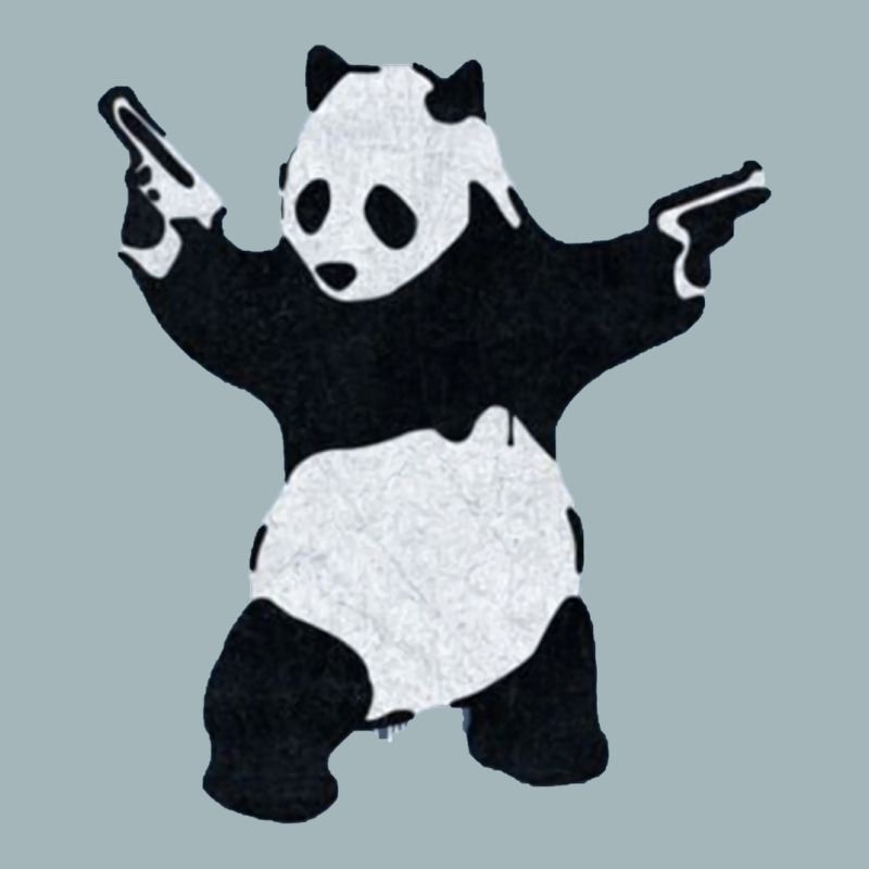 Banksy Panda With Guns Unisex Sherpa-Lined Denim Jacket by venooskafilav | Artistshot