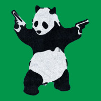 Banksy Panda With Guns Crewneck Sweatshirt | Artistshot