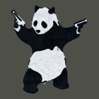 Banksy Panda With Guns Fleece Short | Artistshot