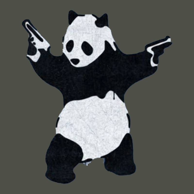 Banksy Panda With Guns Fleece Short by venooskafilav | Artistshot