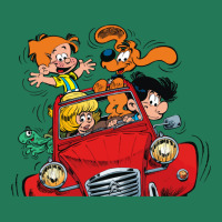 Boule Et Bill (billy And Buddy) In The Car Ladies Fitted T-shirt | Artistshot