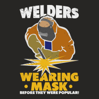 Limited Edition Hard Working Welder Iron Steel Hob Ladies Fitted T-shirt | Artistshot