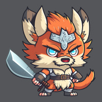 Chibi Fox D&d Barbarian Class  Dnd Animal Clas Ladies Fitted T-shirt | Artistshot