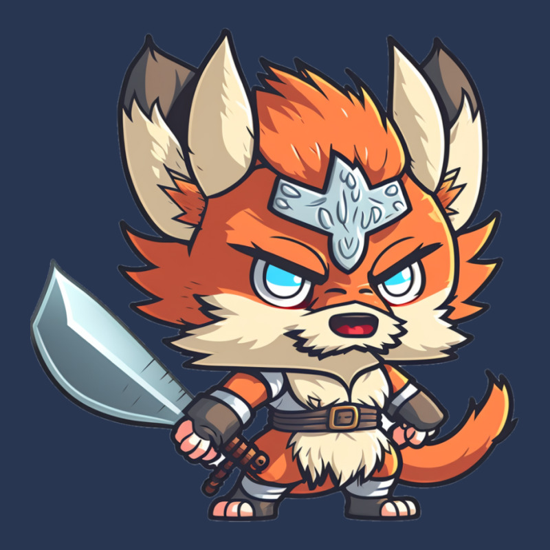 Chibi Fox D&d Barbarian Class  Dnd Animal Clas Ladies Denim Jacket by aiokgoqid | Artistshot