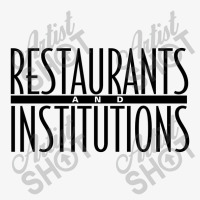 Restaurants Institutions Ladies Fitted T-shirt | Artistshot