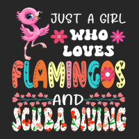 Just A Girl Who Loves Flamingos And Scuba Diving F Women's Pajamas Set | Artistshot