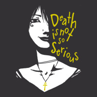 Death Is Not So Serious Vintage Hoodie | Artistshot