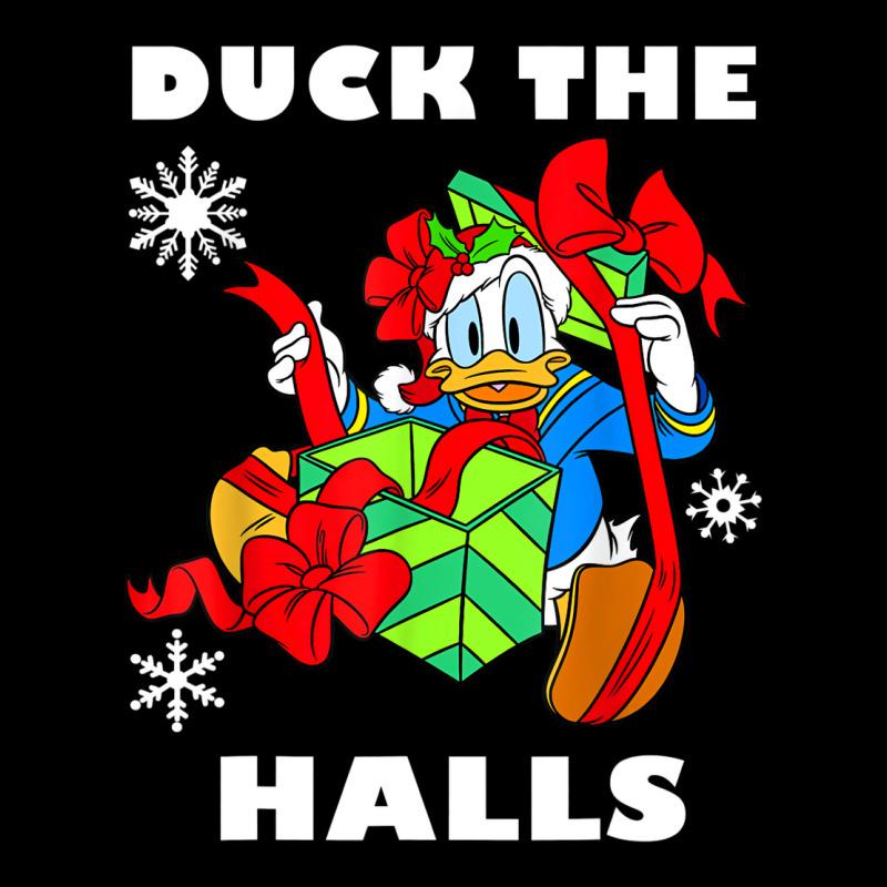 Duck The Halls Christmas Portrait Pocket T-Shirt by venooskafilav | Artistshot