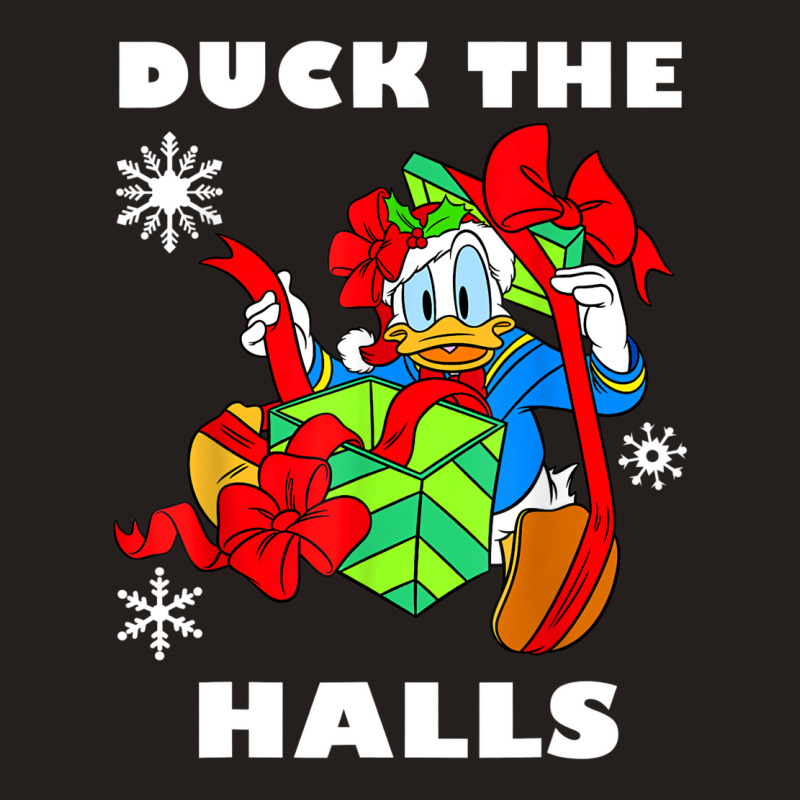 Duck The Halls Christmas Portrait Tank Top by venooskafilav | Artistshot