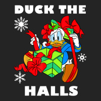 Duck The Halls Christmas Portrait 3/4 Sleeve Shirt | Artistshot