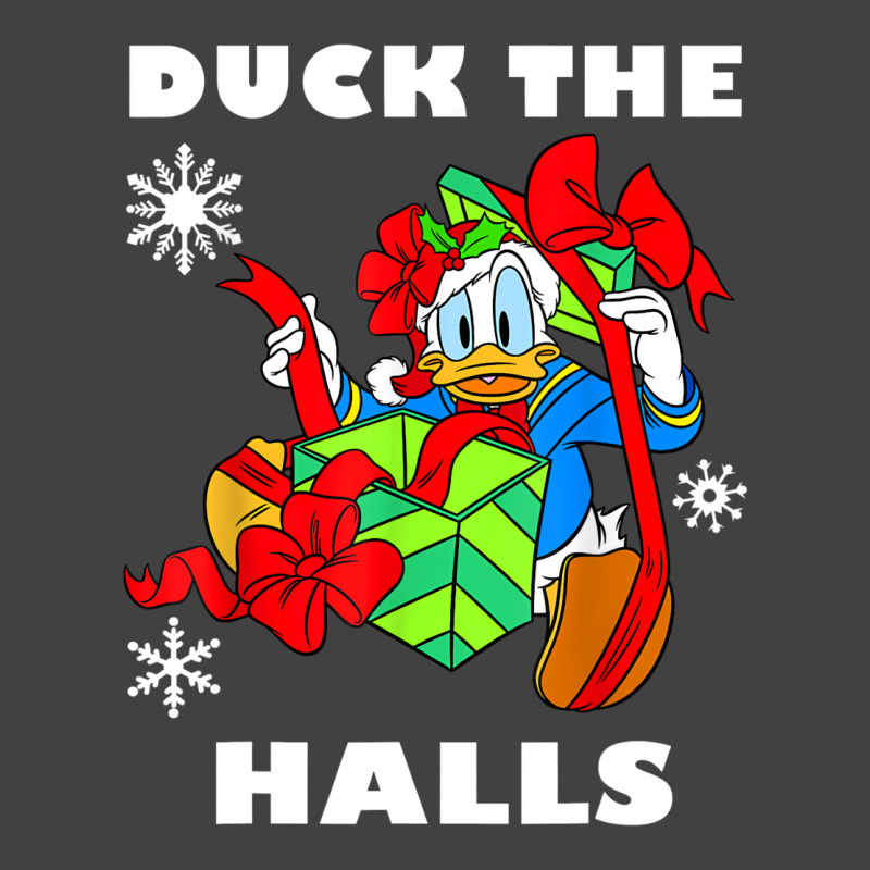 Duck The Halls Christmas Portrait Vintage T-Shirt by venooskafilav | Artistshot