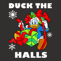 Duck The Halls Christmas Portrait Champion Hoodie | Artistshot