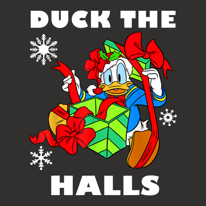 Duck The Halls Christmas Portrait Champion Hoodie by venooskafilav | Artistshot