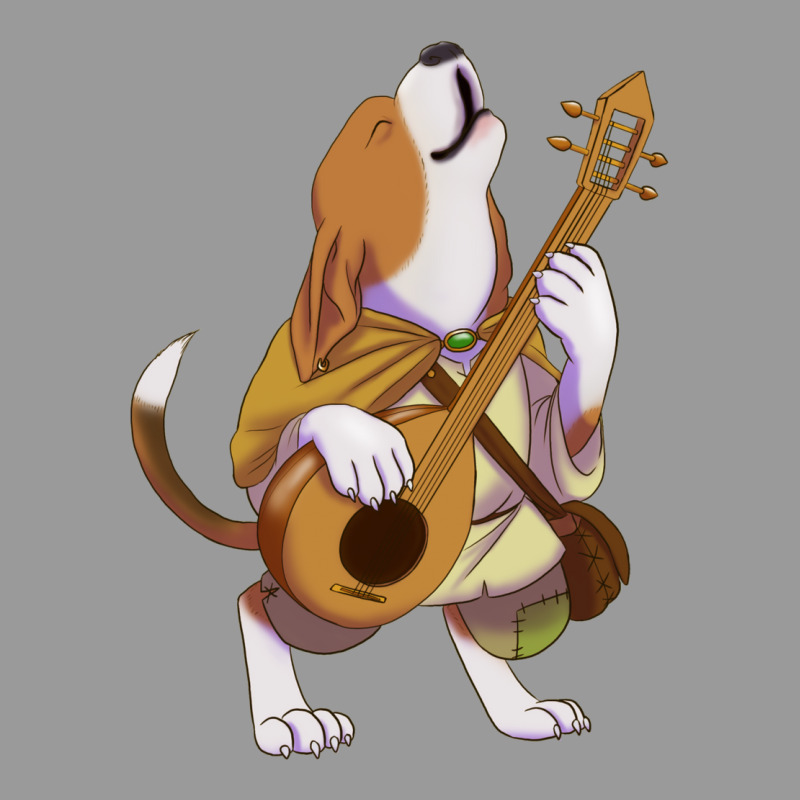 D&d Doggo   Beagle Bard Graphic T-shirt | Artistshot