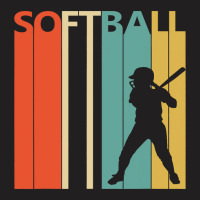 Retro 1980s Softball Player T-shirt | Artistshot